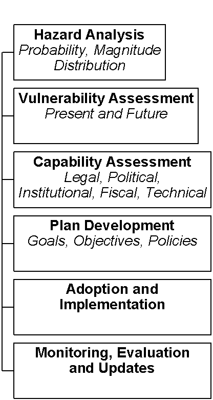 Figure 1: Hazard Mitigation Planning Steps