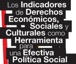 Imagen del banner del curso regional sobre indicadores de derechos económicos, sociales y culturales y política social