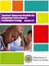 Teachers' Resources Booklet for Integrated Instruction in Sustainable Energy (Grades 5-7)