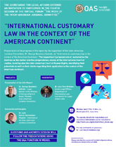 Virtual Forum: “International customary law in the context of the American Continent”
