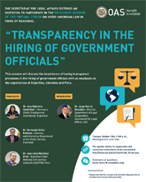 Virtual Forum: “Transparency in the Hiring of Government Officials