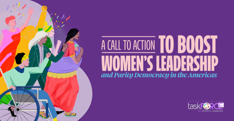 A call to action to boost women’s leadership and parity democracy in the Americas