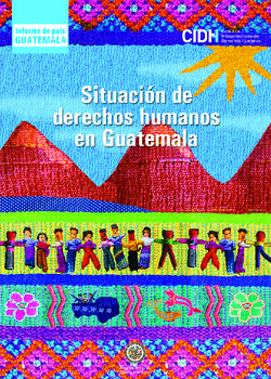 Situación de derechos humanos en Guatemala