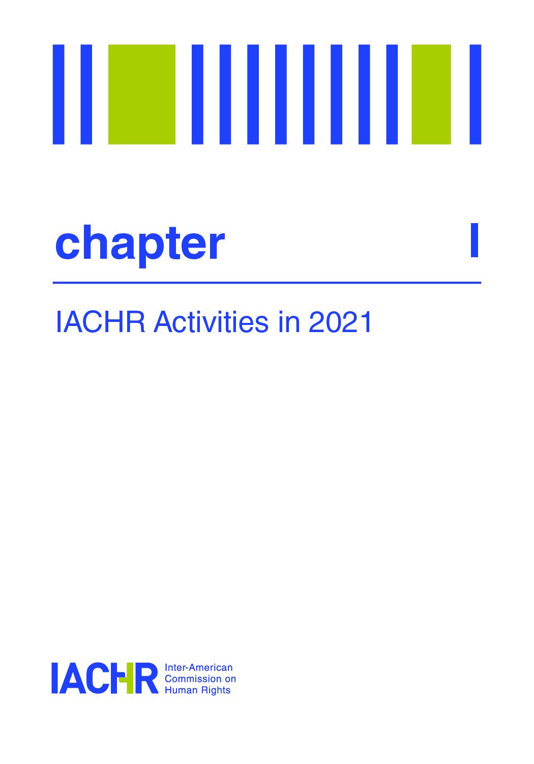 IACHR Activities in 2021