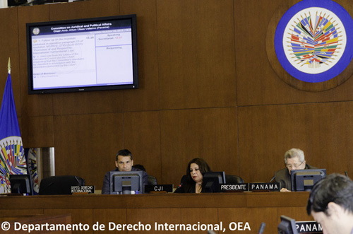 Comisión de Asuntos Jurídicos y Políticos del Consejo Permanente recibió a miembro del Comité Jurídico Interamericano