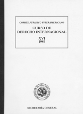 XVI Course on International Law (1989)