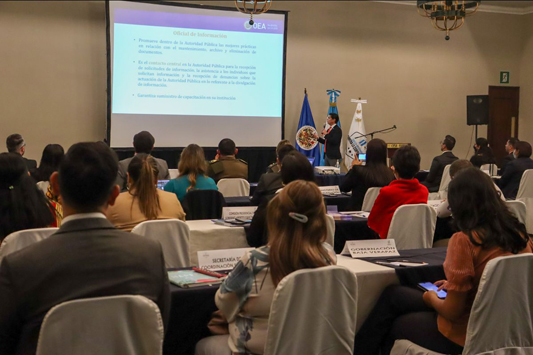 Departamento de Derecho Internacional presenta Ley Modelo Interamericana 2.0 sobre Acceso a la Información Pública a Oficiales de Información en Guatemala