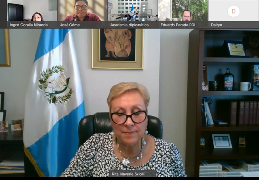 OAS launches II virtual refresher course on Inter-American Juridical System for the Diplomatic Academy of Guatemala