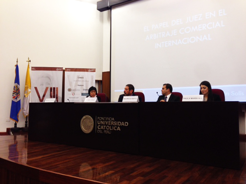 Conferencia sobre El Rol de la Judicatura en el Arbitraje Comercial Internacional en Lima, Perú 