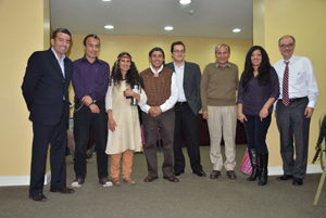 Reunión con ex alumnos peruanos y extranjeros