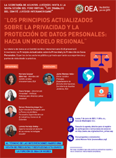 Foro Virtual: "Los principios actualizados sobre la privacidad y la protección de datos personales: Hacia un modelo regional"