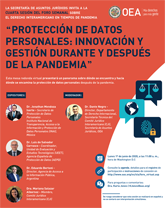 Foro Virtual: "Protección de Datos Personales: Innovación y Gestión durante y después de la Pandemia"