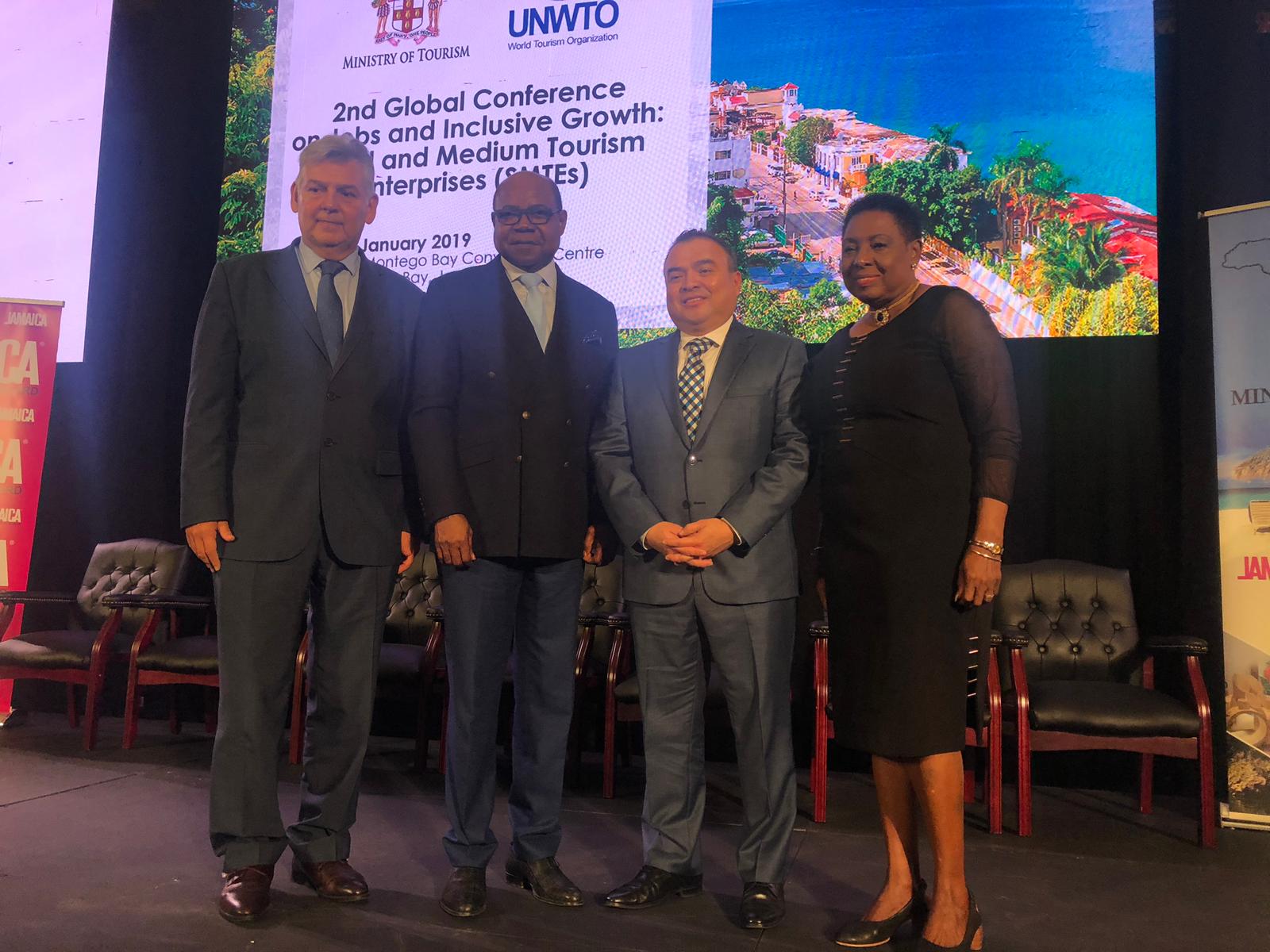 ASG Mendez launched the OAS initiative on building disaster resilience of tourism enterprises in the Caribbean, Montego Bay, Jama(January 29, 2019)