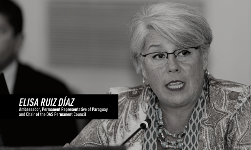 OAS Mourns the Death of the Chair of the Permanent Council and Ambassador of Paraguay, Elisa Ruiz Díaz