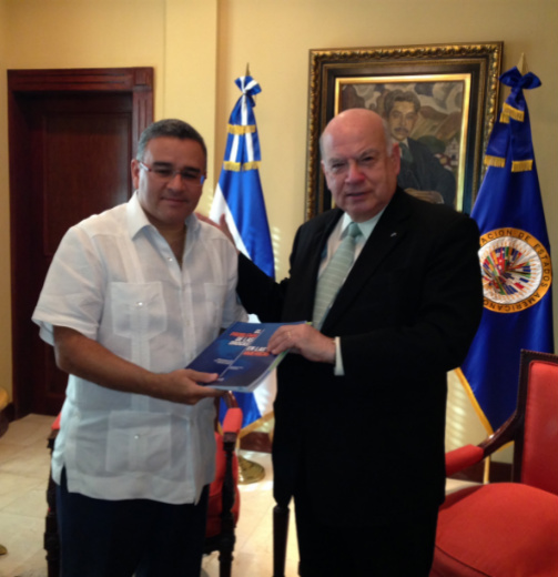 OAS Secretary General Met with the President of El Salvador