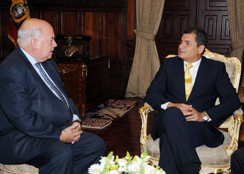 Secretario General de la OEA se reunió con el Presidente de Ecuador