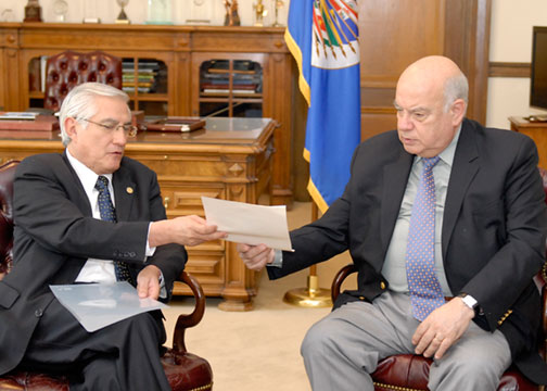 Secretario General de la OEA se reunió con Canciller de Guatemala