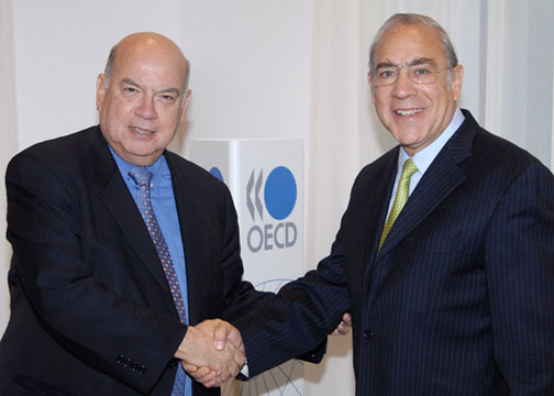 OAS Secretary General Meets with Secretary General of OECD