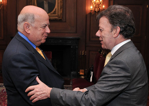 El Secretario General de la OEA se reunió con el Presidente de Colombia