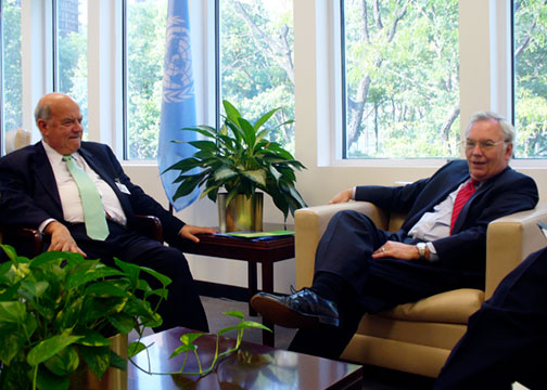 Secretario General de la OEA se reunió con Subsecretario General para Asuntos Políticos de la ONU