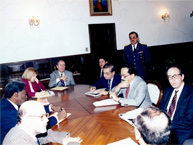 Entrevista con José Gallardo Román, Ministro de Defensa del Ecuador. Crédito: Archivo CIDH