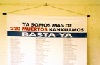Visit to a community of the KanKuamo people in Colombia, June 2005.  