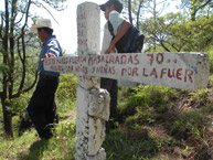 The site where one of the massacres against the Río Negro community took place, and where a clandestine grave was located. 