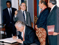 Visita a la Corte Suprema de Justicia, Visita in-loco a Perú, noviembre 1998