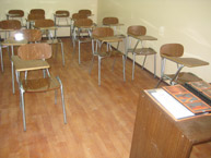 Salón de clases dentro de una penitenciaría en Chile