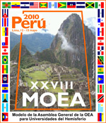 XXVIII Modelo de la Asamblea General de la OEA para Universidades del Hemisferio (XXVIII MOEA)