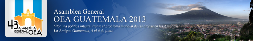 43 Período Ordinario de Sesiones de la Asamblea General de la OEA - Guatemala 2013