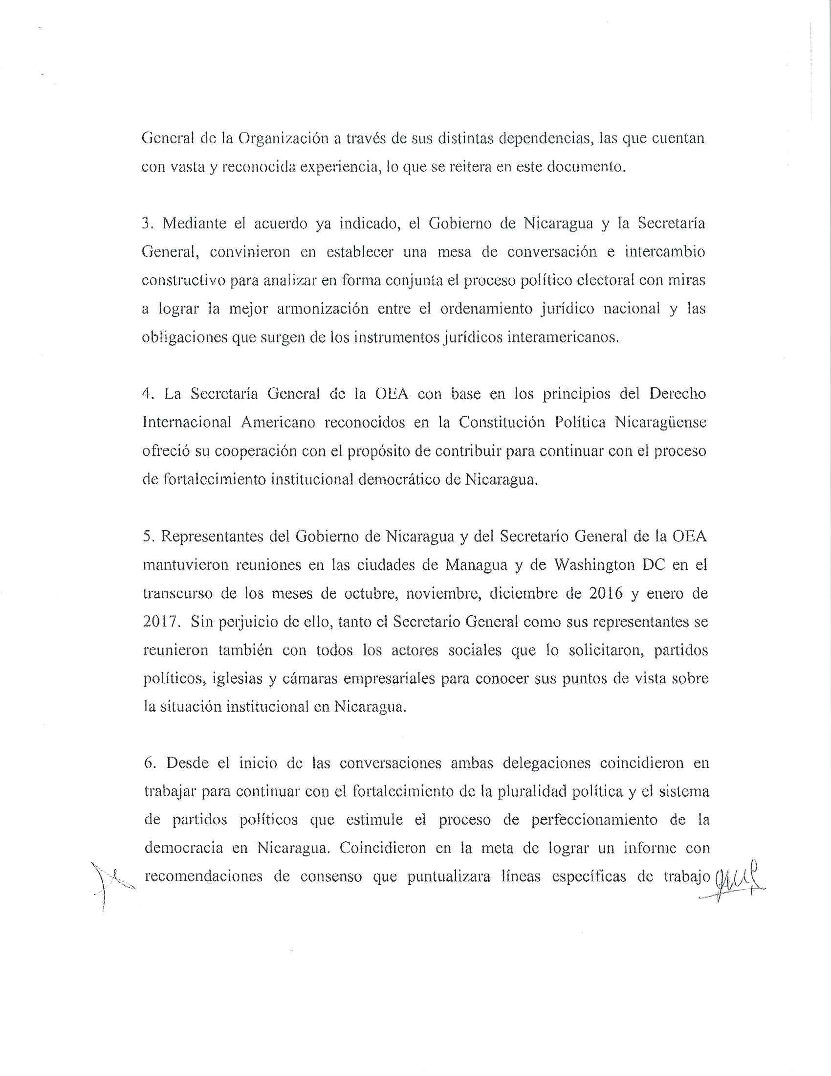 Acuerdo Nicaragua OEA 2017 2/6