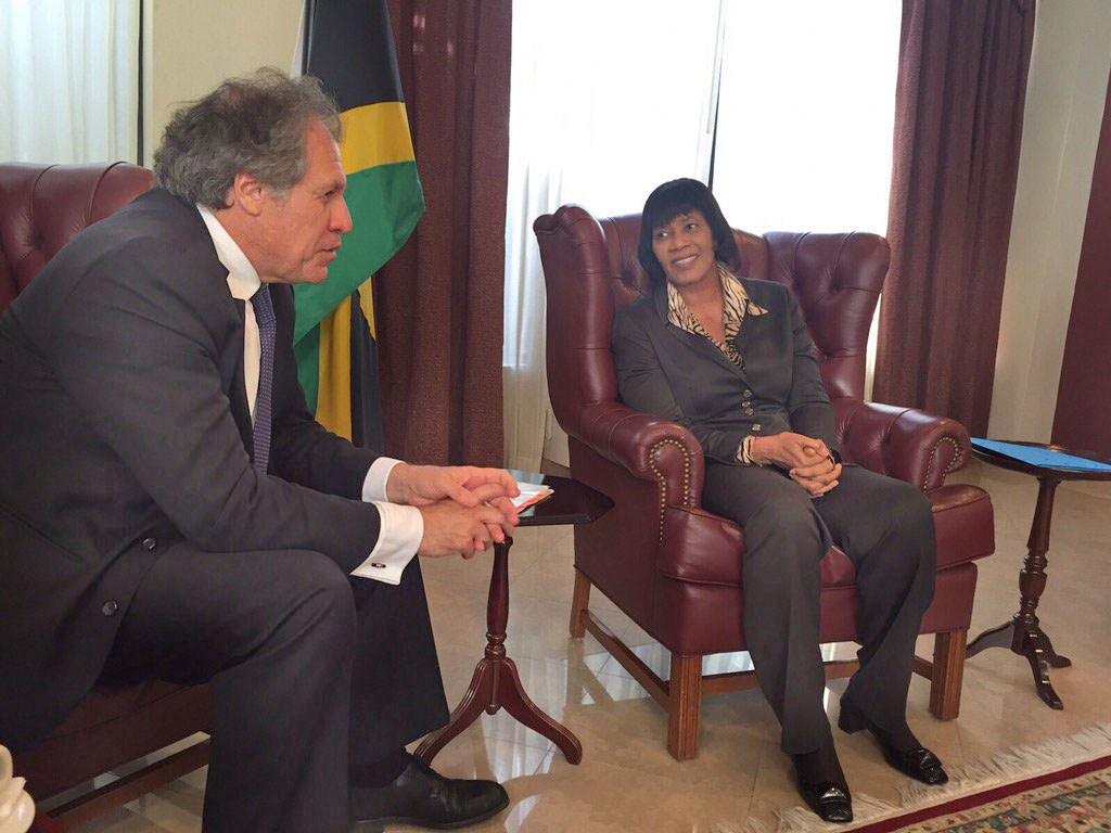 Secretary General Almagro Reaffirms in Jamaica OAS Support to the Caribbean