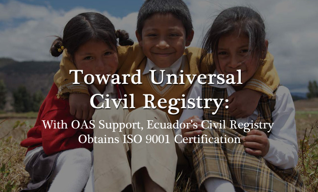 Toward Universal Civil Registry