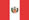 Flag Pérou