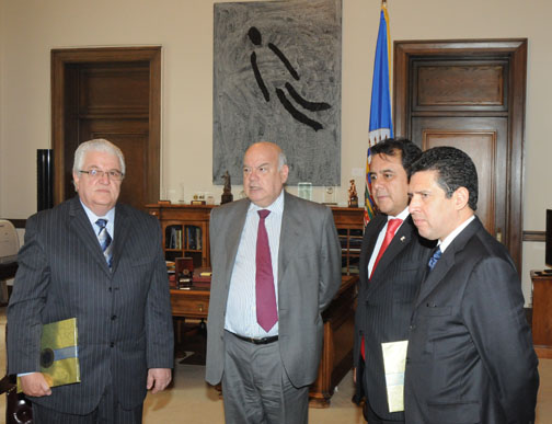 The President of the Constitutional Tribunal of Ecuador visited the Secretary General of the OAS