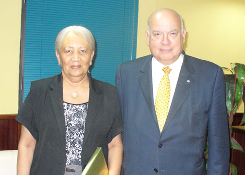 El Secretario General de la OEA se reunió con la Ministra de Relaciones Exteriores de Haití