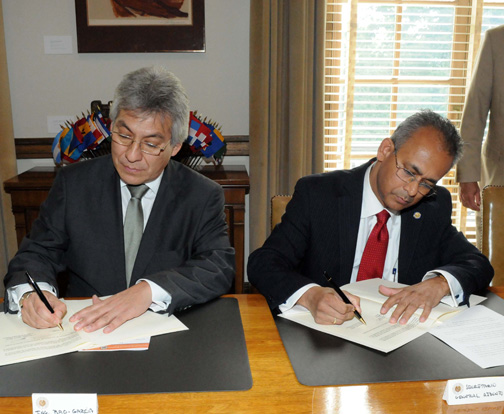 OEA y Universidad San Martín de Porres refuerzan su cooperación