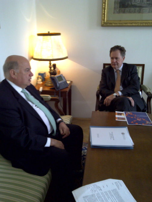 OAS Secretary General Meets with the Austrian Federal Minister of European and International Affairs