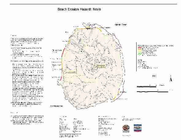 Nevis Beach Erosion Map