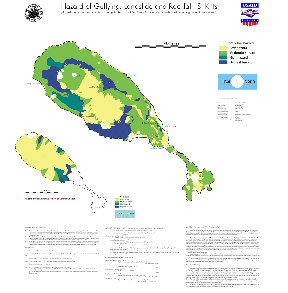 St. Kitts Inland Erosion Hazard Map