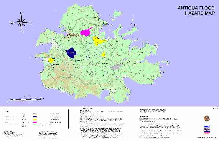 Antigua Flood Hazard Map