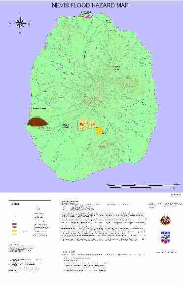 Nevis Flood Hazard Map