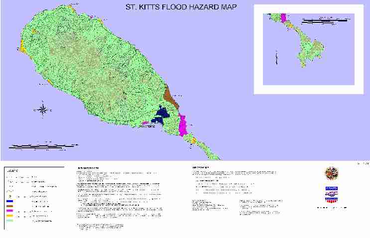 St. Kitts Flood Hazard Map