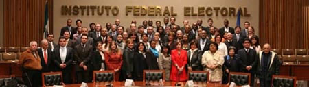 Organizadores de la Primera Jornada Interamericana Electoral