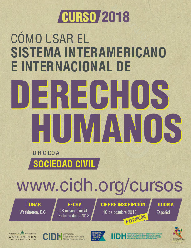 
Curso sobre los Sistemas Interamericano y Universal de Protección de Derechos Humanos 