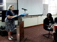 Commissioners Dinah Shelton and Tracy Robinsonoffered a workshop on the Inter-American System of Human Rights at the Ministry of Foreign Affairs, attended by approximately fifty government officials.