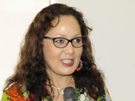 Comisionada Rose Marie Antoine, Relatora sobre los Derechos de los Afrodescendientes, en la conferencia