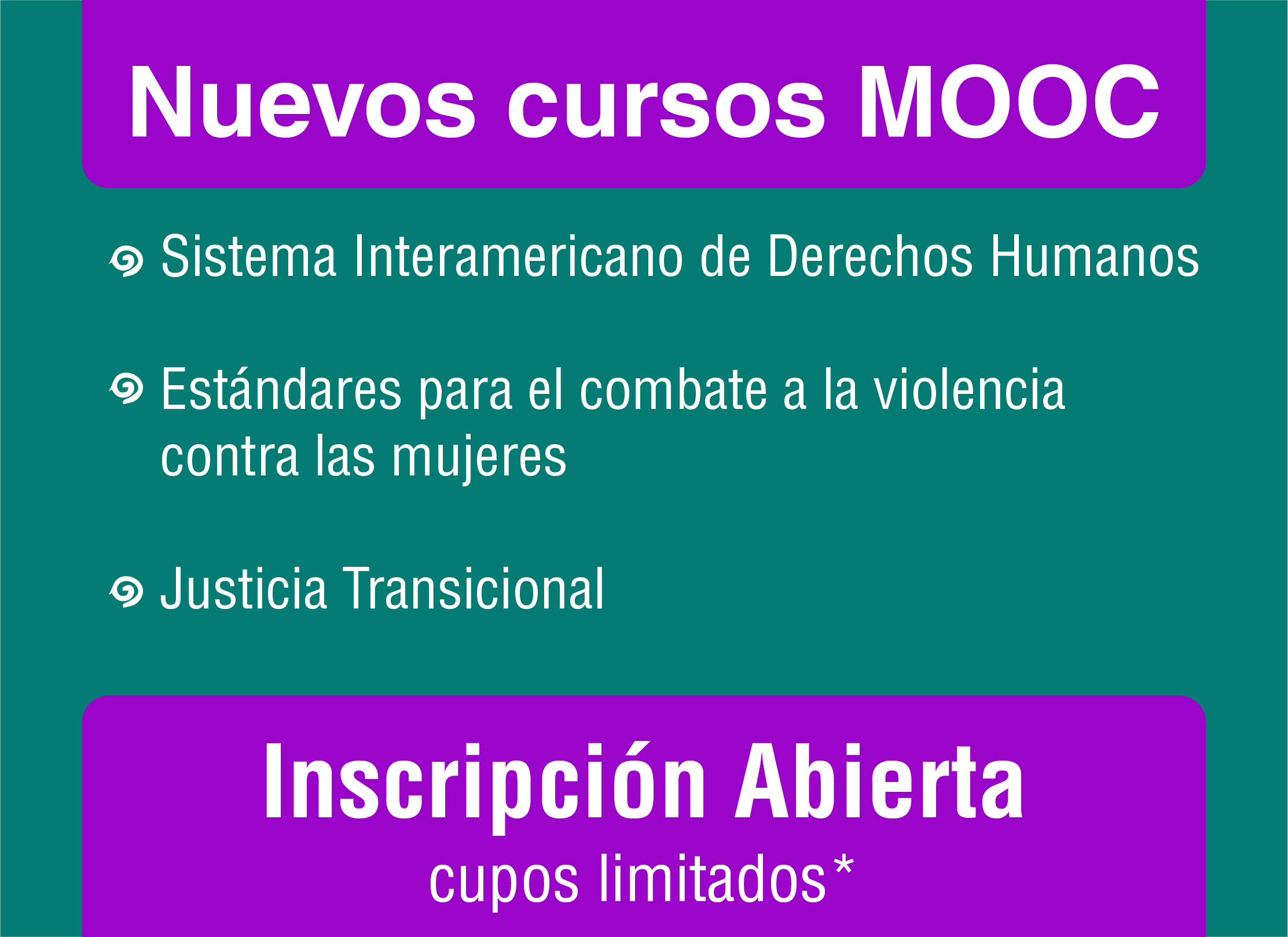 Cursos MOOC sobre el Sistema Interamericano de Derechos Humanos