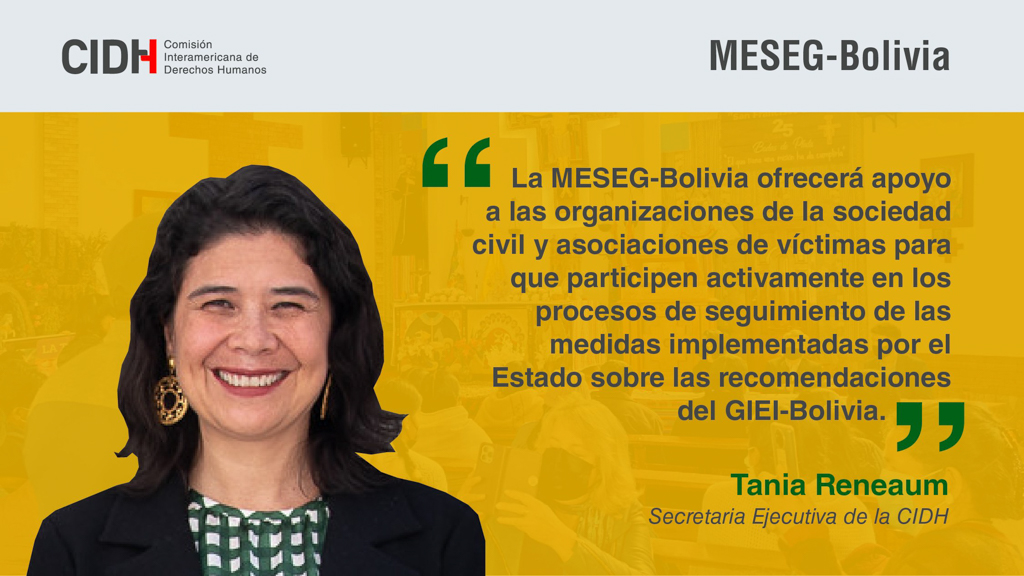 Firma de Acuerdo e instalación de la MESEG-Bolivia